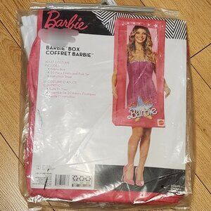 FUN BARBIE BOX Halloween Costume BNIP One Size Adult Costume